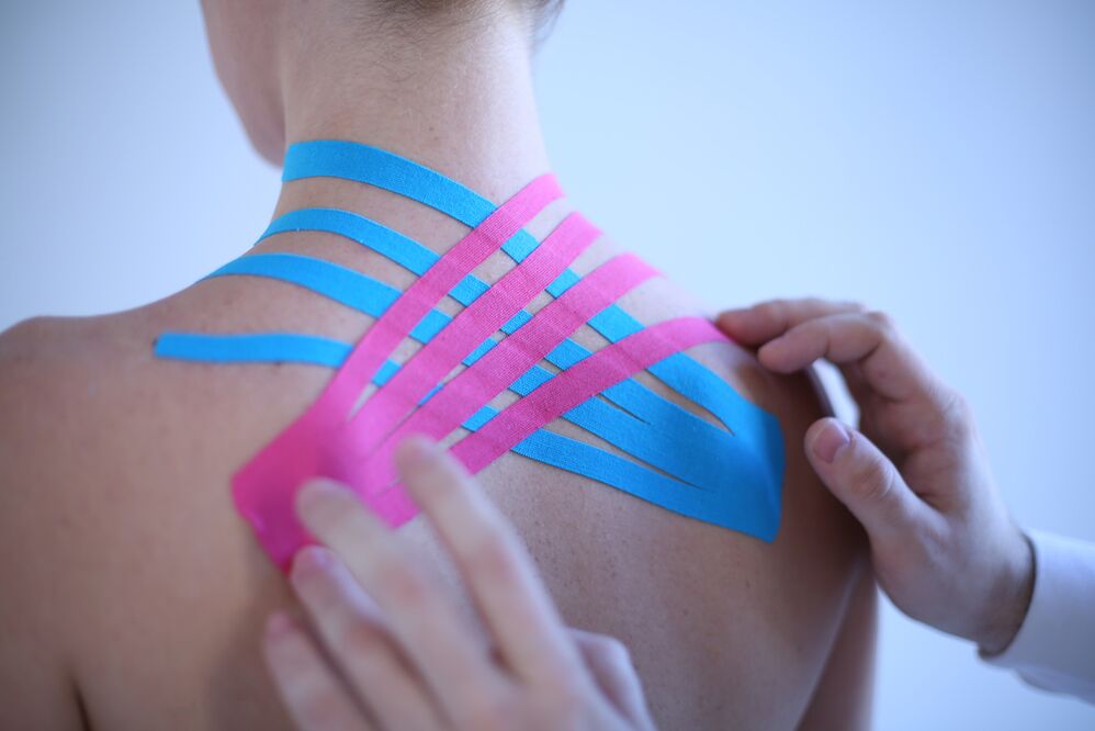 kinesio taping a gerinc osteochondrosisára